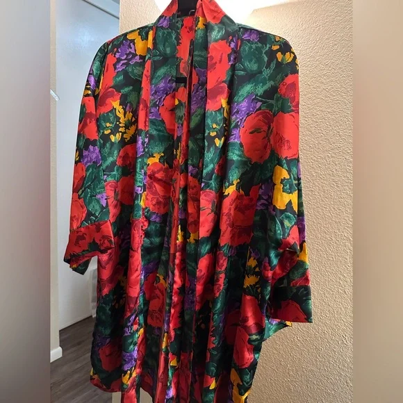 3 sets Victoria’s Secret Vintage Gold Label Robe & Slip Dress Set Sz L (6pc) - Picture 2 of 7